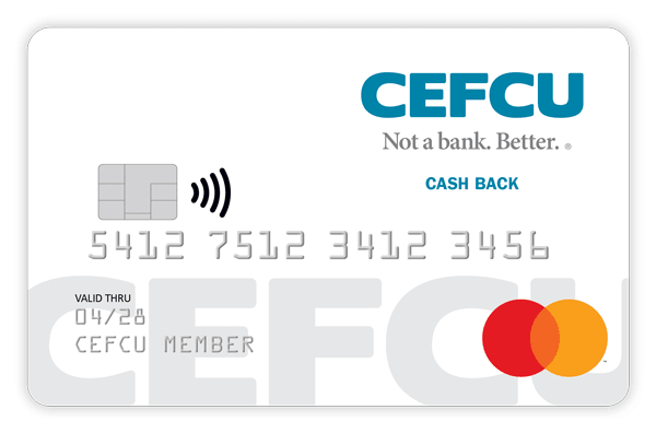 CEFCU Cash Back Credit Mastercard