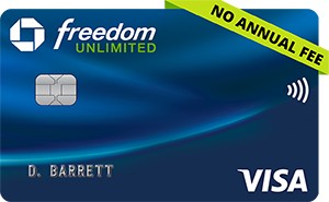Chase Freedom Unlimited<sup>®</sup>